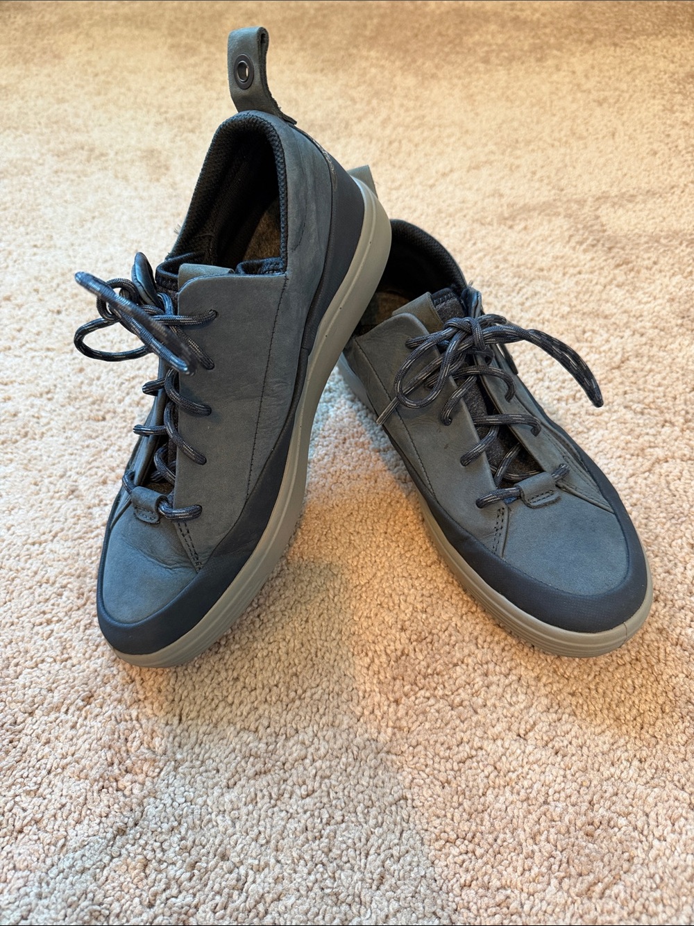 Ecco Soft 7 Tred Low GTX Nubuck Leather Sneakers